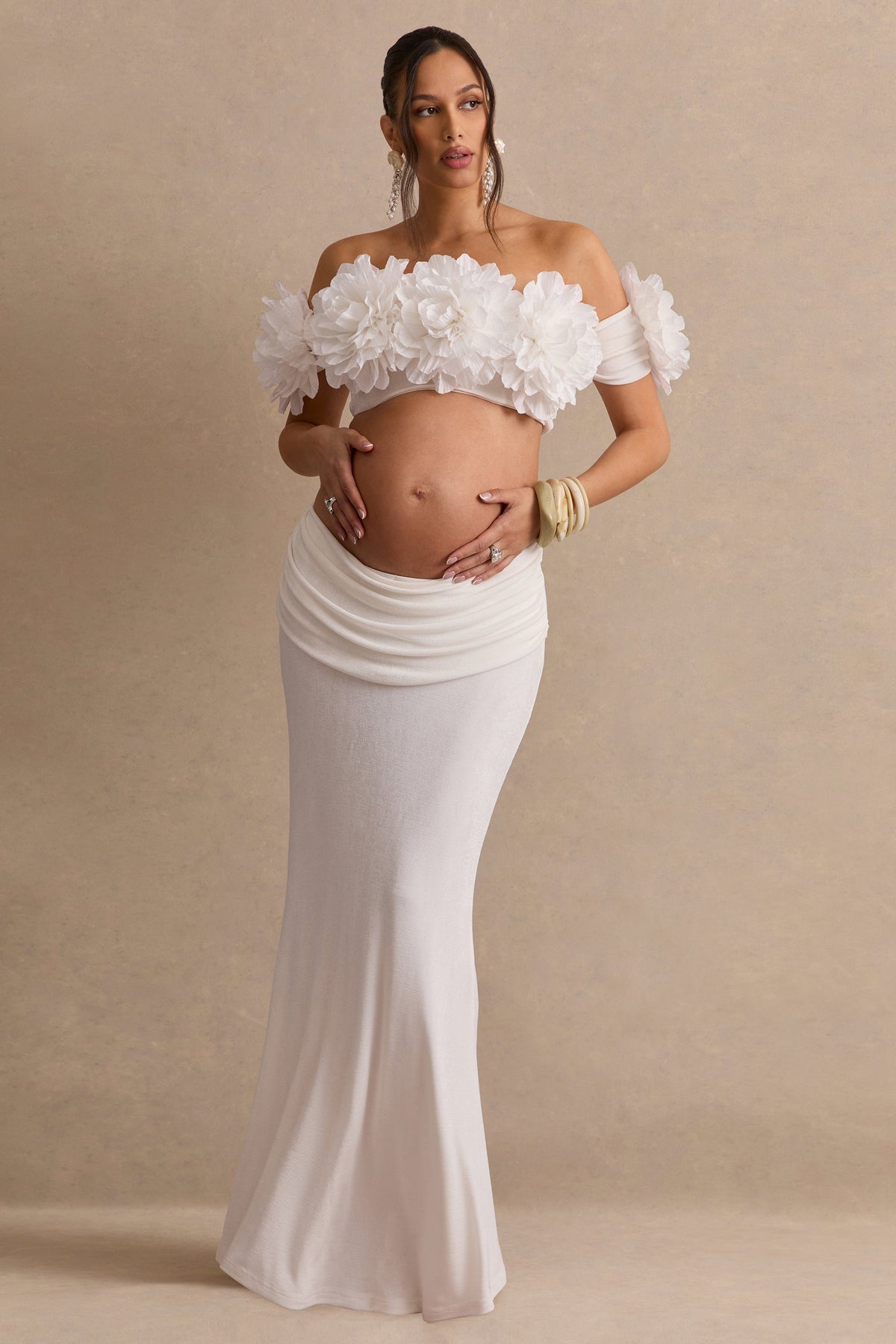 Arwenne | White Maxi Skirt